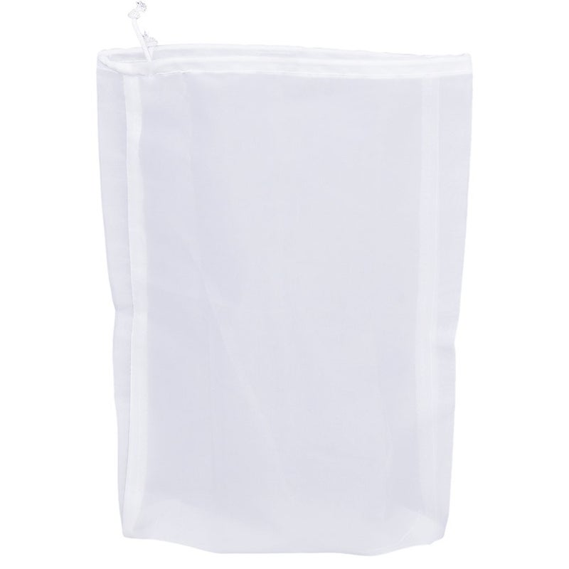 Pinfox 75 Micron Nylon Straining Bag Fine Mesh Food Strainer Bag, Multi Purpose Food Grade Filter Bag for Nut Milk, Juice, Cold Brew, Home Brewing (5 Packs, 12.6" x 8.66") - Image 2